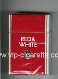 Red and White cigarettes hard box