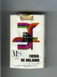 MS Fiera Di Milano 1978 Blu cigarettes soft box