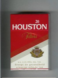 Houston Filters cigarettes hard box
