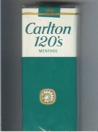 Carlton Menthol 120's cigarettes Filter soft box Carlton Menthol 120's cigarettes Filter soft box