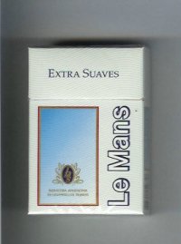 Le Mans Extra Suaves Cigarettes hard box