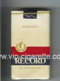 Record 100s cigarettes soft box