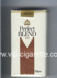 Perfect Blend 100s Filters cigarettes soft box