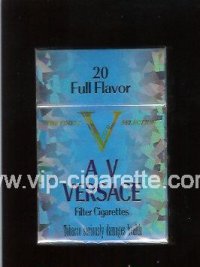 Versace AV Full Flavor Cigarettes hard box Versace AV Full Flavor Cigarettes hard box