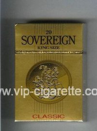 Sovereign Classic cigarettes gold hard box