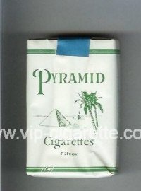 Pyramid Cigarettes Filter white and green soft box