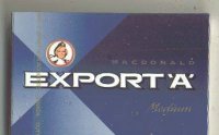 Export 'A' Macdonald Medium 25s cigarettes wide flat hard box