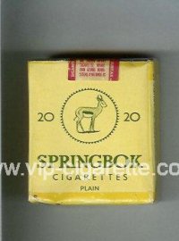 Springbok Plain cigarettes soft box