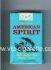 The Original American Spirit cigarettes blue soft box