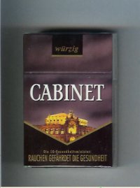 Cabinet Wurzig Dresden cigarettes collection version