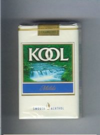 Kool Milds Menthol cigarettes soft box