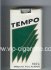 Tempo 100s Menthol Full Flavor cigarettes soft box
