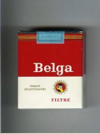Belga Tabacs Selectionnes Filtre 20 cigarettes red soft box