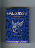 Gauloises Blondes Filtre blue cigarettes hard box Gauloises Blondes Filtre blue cigarettes hard box