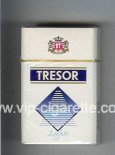Tresor Lights cigarettes white and blue hard box