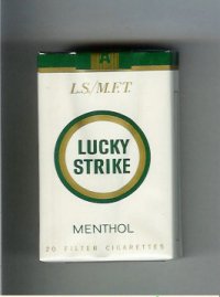 Lucky Strike Menthol L.S.M.F.T. cigarettes soft box