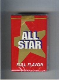 All Star Full Flavor cigarettes