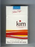 Kim American Blend Leggera 100s cigarettes hard box