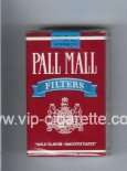 Pall Mall Filters red and blue cigarettes soft box