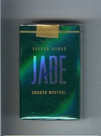 Jade Smooth Menthol Filter King cigarettes soft box