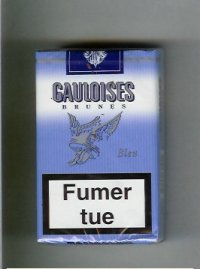 Gauloises Brunes Bleu cigarettes soft box
