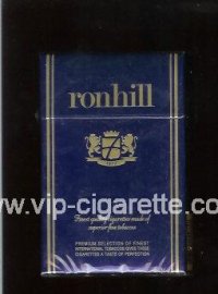 Ronhill cigarettes blue hard box
