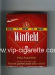 Winfield Full Flavour An Australian Favourite Cigarettes red hard box