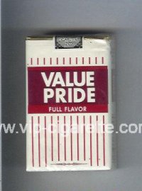 Value Pride Full Flavor cigarettes soft box
