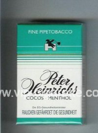 Peter Heinrichs Cocos-Menthol Fine Pipetobacco cigarettes hard box
