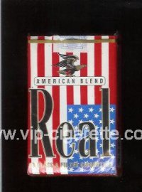 Real American Blend cigarettes soft box