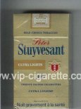 Peter Stuyvesant Ultra Lights 100s gold cigarettes hard box