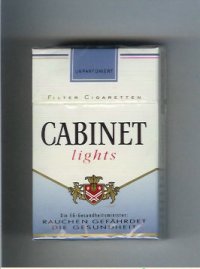 Cabinet Lights cigarettes
