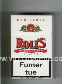 Roll's Red Label American Blend Filtre cigarettes hard box