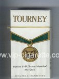 Tourney Deluxe Full Flavor Menthol 100s Box Cigarettes hard box