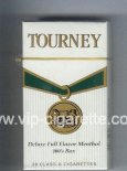 Tourney Deluxe Full Flavor Menthol 100s Box Cigarettes hard box Tourney Deluxe Full Flavor Menthol 100s Box Cigarettes hard box