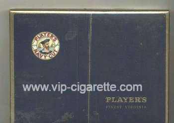 Player\'s Finest Virginia 50 cigarettes wide flat hard box