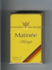 Matinee cigarettes hard box