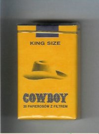 Cowboy yellow cigaettes king size
