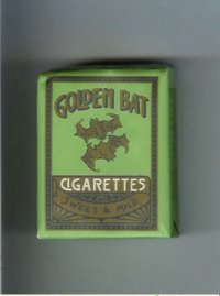 Golden Bat Sweet and Mild green cigarettes soft box