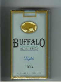 Buffalo Lights 100s cigarerttes Filter De Luxe
