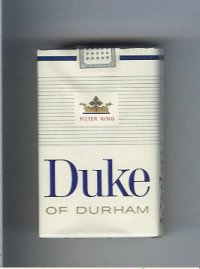 Duke of Durham cigarettes soft box