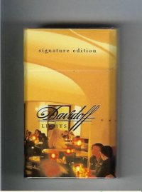 Davidoff 100s cigarettes collection design Classic Signature Edition hard box