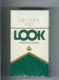 Look International Menthol 100s cigarettes hard box