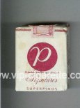 P Populares Superfinos white and red cigarettes soft box P Populares Superfinos white and red cigarettes soft box