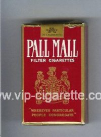 Pall Mall Filter Cigarettes cigarettes soft box