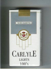 Carlyle Lights 100s cigarettes