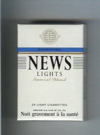 News Lights Special Blend International cigarettes hard box
