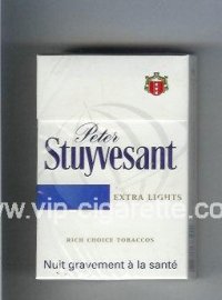 Peter Stuyvesant Extra Lights cigarettes hard box