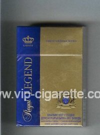 Royal Legend Lights Finest Virginia Blend Cigarettes hard box