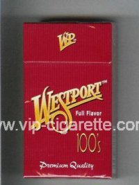Westport Full Flavor Premium Quality 100s cigarettes hard box